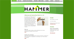 Desktop Screenshot of hammerbau.com