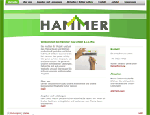 Tablet Screenshot of hammerbau.com